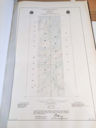 Joint Maps of the International Boundary between United States and Canada along the 141st Meridian from the Arctic Ocean to Mt. St. Elias