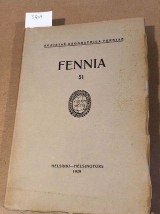 Item #3604 FENNIA 51 ( nos. 1 -6, 1929
