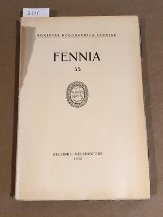 Item #3606 FENNIA 55 ( nos. 1 -8, 1932