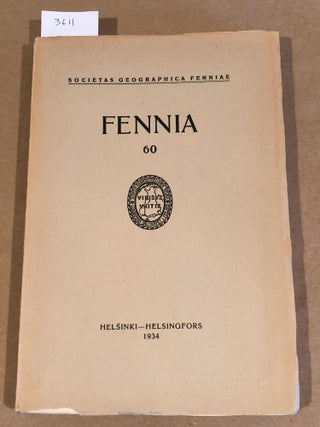 Item #3611 FENNIA 60 ( nos. 1 - 3 1934