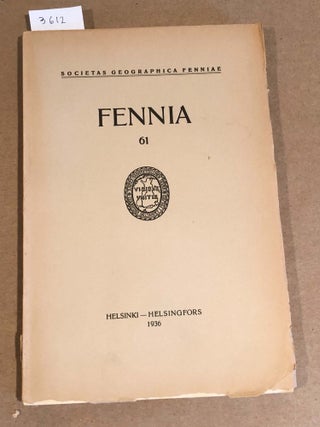 Item #3612 FENNIA 61 ( nos. 1 - 5 1936