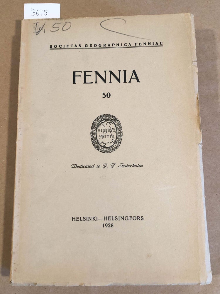 Item #3615 FENNIA 50 ( nos. 1 -43, 1928)