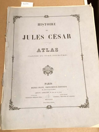 Item #3664 Histoire De JULES CESAR Atlas (only). Henri Plon