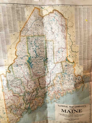 Official Map of Vermant, New Hampshire, Massachusetts, Connecticut and Rhode Island and Maine Wall Map