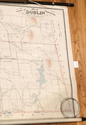 Item #3679 Map of The Town of Dublin New Hampshire 1907 Monadnock Lake. Samuel Wadsworth Thomas Fisk