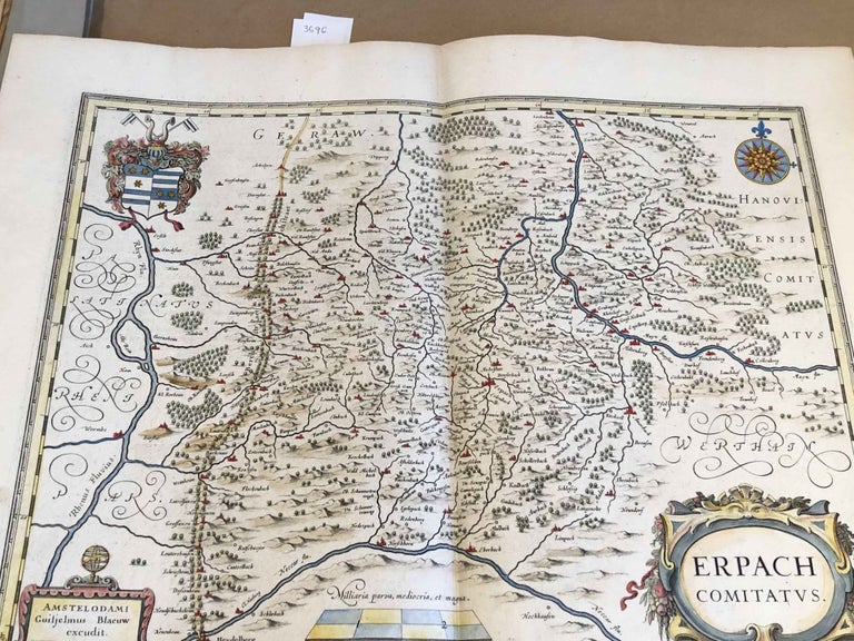 Item #3696 Erpach Comitatus (map). Blaeu.