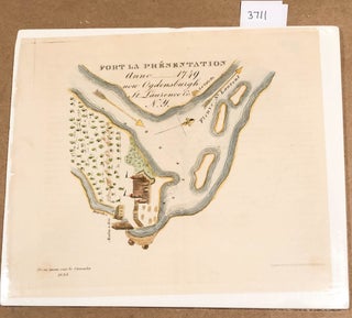 Item #3711 Plan Fort La Presentation Anno 1749 now Ogdensburgh S. Laurence Co. N. Y. from Mem....