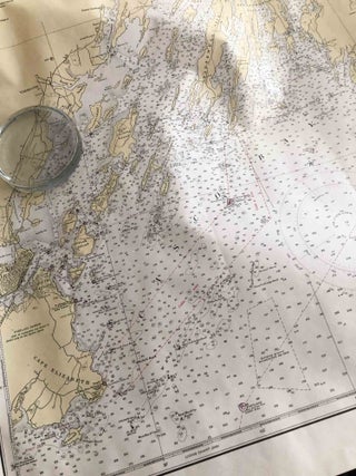 Item #3727 Chart Monhegan Island to Cape Elizabeth 1945. United States Coast, Geodetic Survey