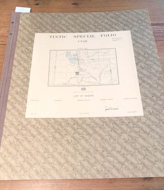 Item #3742 GEOLOGIC ATLAS OF THE UNITED STATES: Tintic Special Folio, # 65, Utah; Field Edition,...