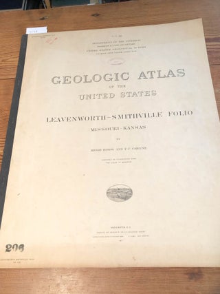 Item #3749 Geologic Atlas of the United States. Leavenworth - Smithfield Folio 206 Missouri -...