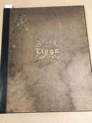 Item #3768 Atlas of Tioga County New York. F. W. Beers