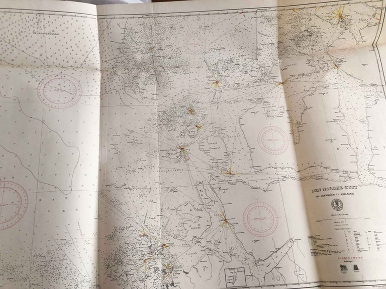 Item #3770 Nautical Charts of Seas Around Norway, Sweden, Finland, Denmark, Germany and Feroe Islands. Admiralty.