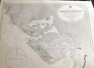 Nautical Charts of Seas Around Pakistan, India, Ceylon, Andaman Islands