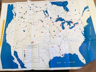 Item #3789 Proof Map of Areas of Richer Beaver Harvest related to book The Beaver Men Spearheads...