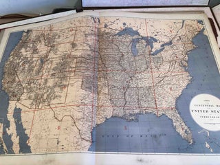 Item #3795 Centennial Map of The United States of America. 1878 ( or atlas incomplete set 12 of...