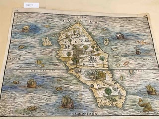 Item #3803 Sumatra Taprobana map. Giovanni Battista Ramusio