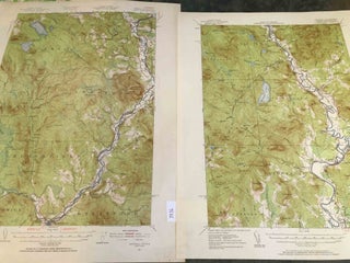 Item #3836 Topographic Maps Averill and Guildhall, VT, NH 1953 , 1956 2 maps. United States...