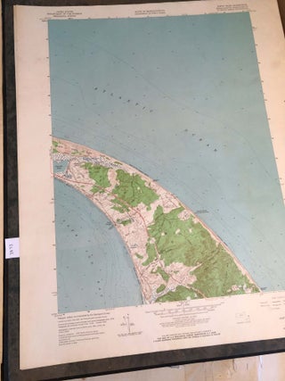 Item #3843 Topographic Map North Truro, Cape Cod MA , 1958 map. United States Geological Survey