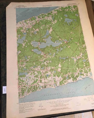 Item #3845 Topographic Map Harwich, Cape Cod MA , 1961 map. United States Geological Survey