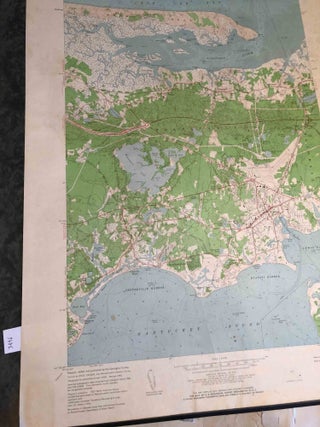 Item #3846 Topographic Map Hyannis, Cape Cod MA , 1961 map. United States Geological Survey