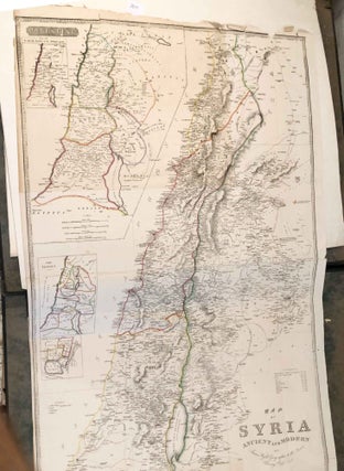 Item #3859 Syria Ancient and Modern with inset maps of Palestine and the Tribes and Jurusalem...