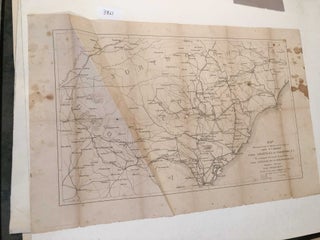 Item #3861 Map Showing Route of Marches of the Army of Genl. W. T. Sherman from Atlanta, GA. to...