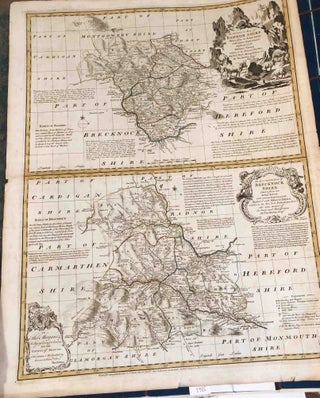 Item #3862 Map of Brecknockshire and Radnorshire. Thomas Kitchin