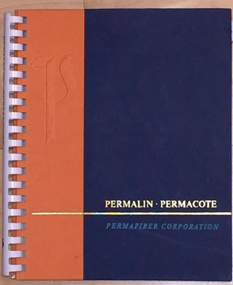 Item #4102 PERMALIN PERMACOTE (Book Binding Cover Paper catalogue). PERMAFIBER CORPORATION.