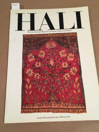 Item #4178 HALI The International Magazine of Antique Carpets and Textiles V. 7 No. 4 1985 issue...