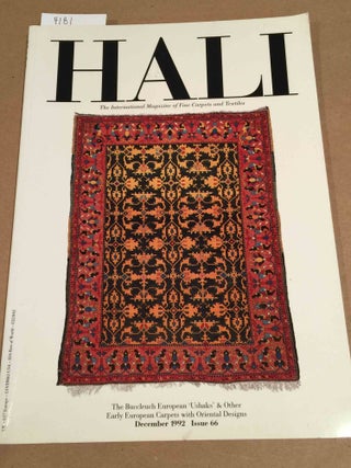 Item #4181 HALI The International Magazine of Fine Carpets and Textiles V. 14 No. 6 1992 issue...