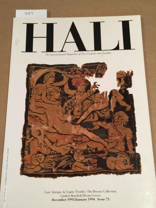Item #4184 HALI The International Magazine of Fine Carpets and Textiles V. 15 No. 6 1993 issue...