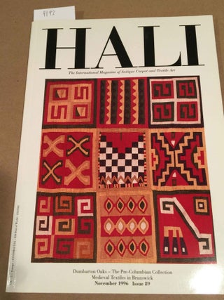 Item #4192 HALI The International Magazine of Antique Carpet and Textile Art 1996 issue 89....