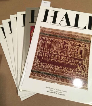 Item #4197 HALI The International Magazine of Antique Carpet and Textile Art whole year 1998 5...