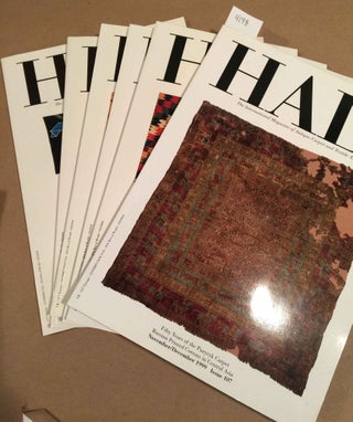 Item #4198 HALI The International Magazine of Antique Carpet and Textile Art whole year 1999 6...