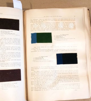 The Coal Tar Colors of Farbwerke Vorm. Meister Lucius & Bruning Hoechst on Main Germany and Their Application in Wool Dyeing Second Volume no. 685 (only)