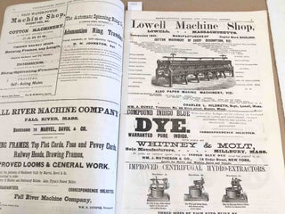 The Manufacturers' Review and Industrial Record a Monthly Journal Devoted to the Cotton, Woolen, Silk, and Linen Industries. Vol. XV no. 1 January 1882