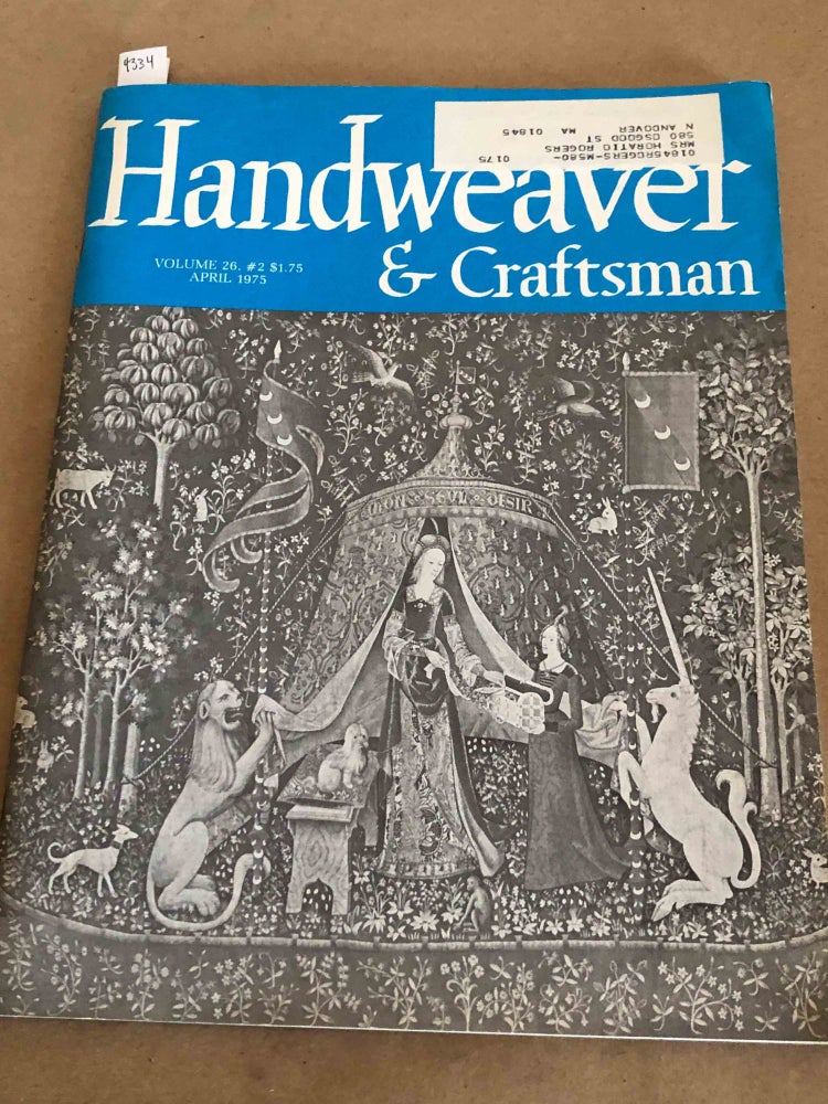 Item #4334 Handweaver and Craftsman Vol. 26 (no. 2) 1975. Eileen McCarthy, ed.