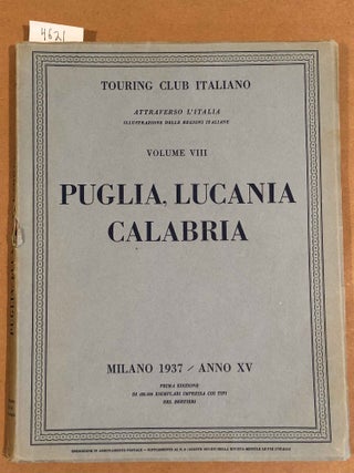 Item #4621 Puglia, Lucania, Calabria Vol. VIII. Touring Club Italiano