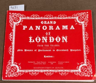 Item #4651 Grand Panorama of London From the Thames Extending from the New Houses of Parliament...