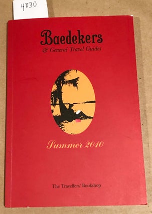 Item #4830 Baedekers & General Travel Guides Summer 2010. Bernard Shapero