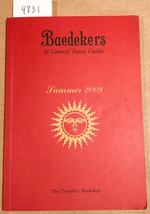 Item #4831 Baedekers & General Travel Guides Summer 2009. Bernard Shapero
