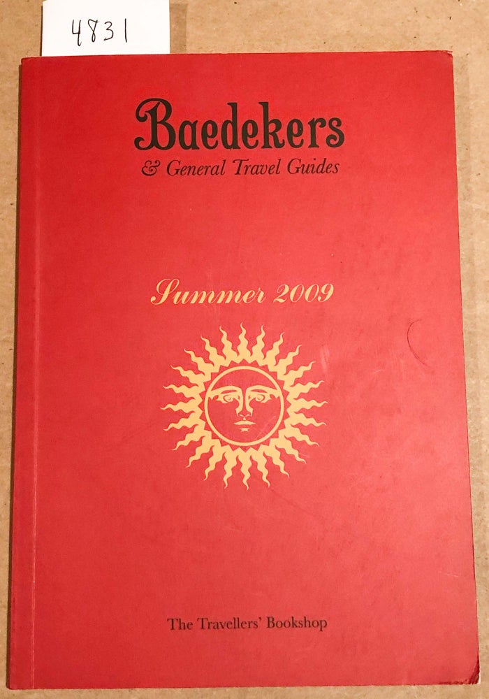 Item #4831 Baedekers & General Travel Guides Summer 2009. Bernard Shapero.
