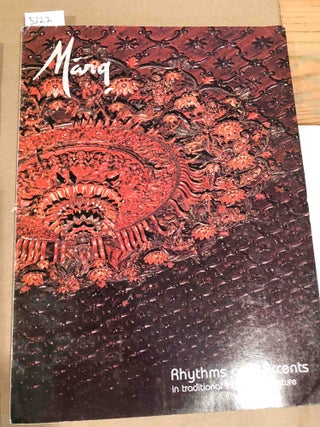Item #5222 Marg A Magazine of the Arts Vol. XXXIV no. 4 1981 Rythms and Accents in traditional...