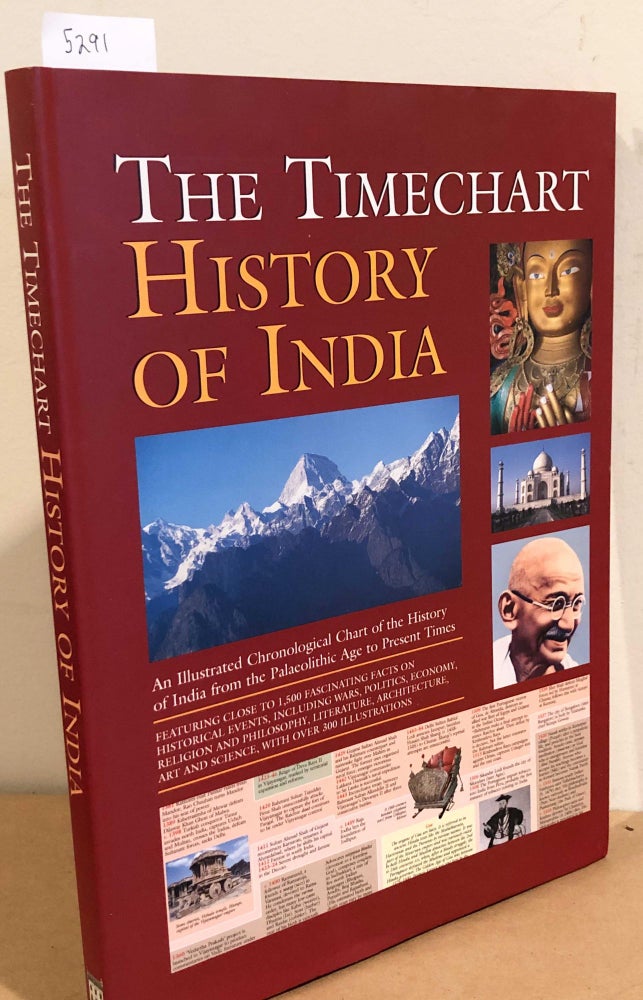 Item #5291 The Time Chart History of India an Illustrated Chronoligical chart. Nirad Grover, ed.