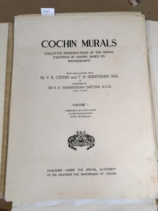 Item #5347 Cochin Murals Colotype Reproductions of the Mural Paintings of Cochin, Based on...
