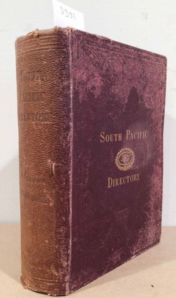 Item #5351 A Directory for the Navigation of the South Pacific Ocean with... Coasts, Island, Etc....
