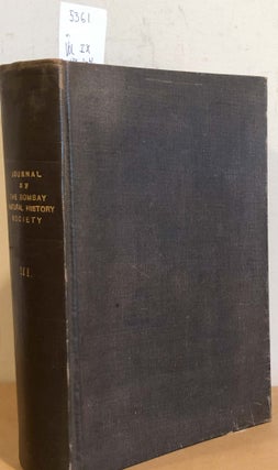 Item #5361 The Journal of the Bombay Natural History Society Vol. IX Nos. 1 - 4 bound together ...