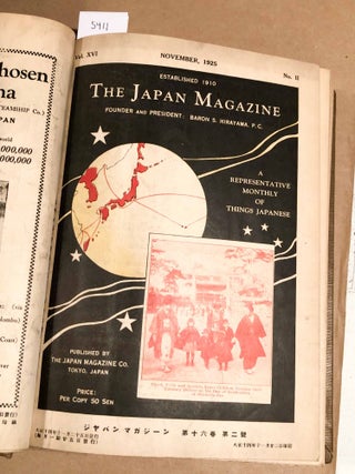 Item #5411 The Japan Magazine A Representative Monthly of Things Japan Vol. 16 - Oct. 1925- ...
