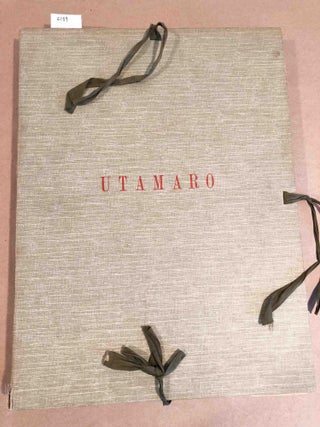 Item #6184 Utamaro Estampes Japonaises. M. Vignier, Inada M