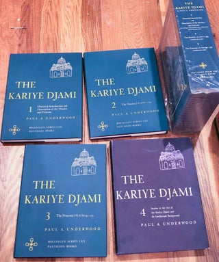 Item #6378 The Kariye Djami ( volumes 1, 2, 3, 4 ). Paul A. Underwood